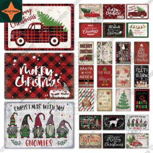 Bring the Holiday Cheer Home: Uncover Our Enchanting Collection of Merry Christmas Vintage Tin Signs