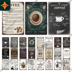 Brewtiful Mornings: Vintage Coffee Tin Signs for Coffee Lovers