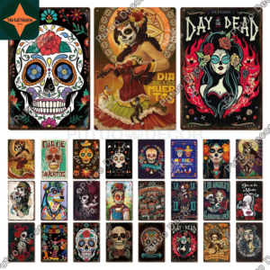 Viva la Muerte! Celebrate Life and Celebrate Death with Our Colorful Collection of Day of the Dead Tin Signs
